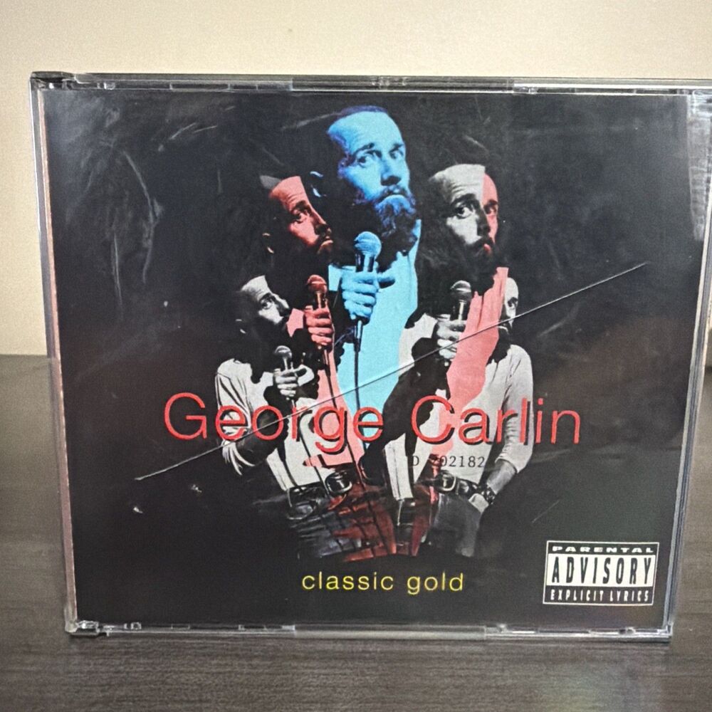George Carlin Classic Gold 2 CD Set Explicit Version Comedy Album Tested
